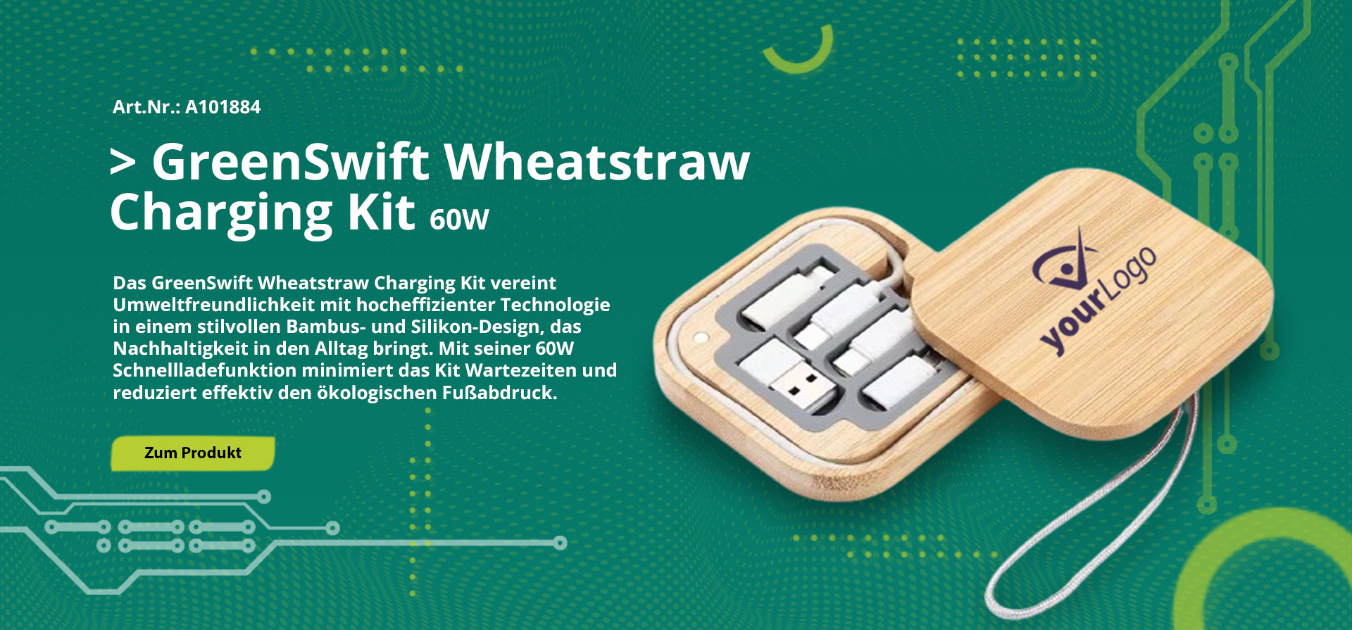 GreenSwift Wheatstraw Charging Kit